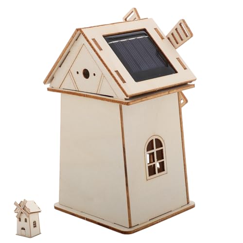 ADOCARN Windmühlen Ornamente Aus Holz Solar DIY Zum Zusammenbauen Vintage Ornamente Solar Bausätze Bausatz Für Solarbetriebene Häuser DIY Solar Windmühle Wissenschaftliche ADOCARN Windmühlen Ornamente Aus Holz Solar DIY Zum Zusammenbauen Vintage Ornamente Solar Bausätze Bausatz Für Solarbetriebene Häuser DIY Solar Windmühle Wissenschaftliche von ADOCARN