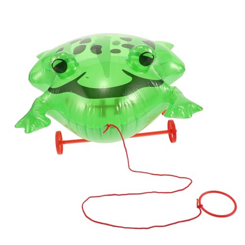 ADOCARN Ziehspielzeug Happy Birthday Dekorationen Frosch Partyzubehör Froschspielzeug Geburtstagsparty Dekorationen Baby Lauflernspielzeug Fiesta Party Dekorationen Halloween Party von ADOCARN
