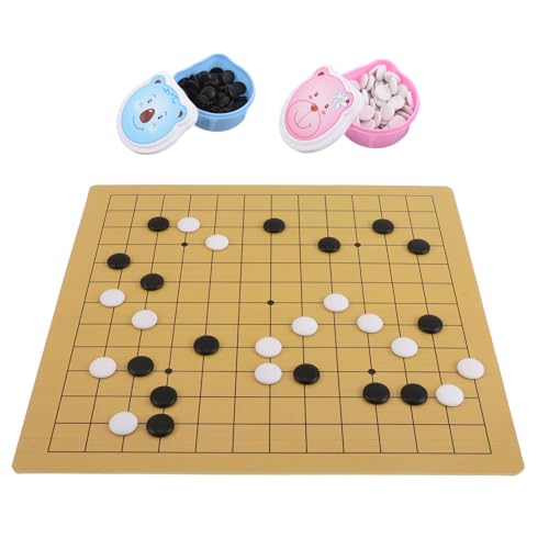 ADOCARN go Set chinesisches brettspiel Schachbrett Dame-Brettspiel für GO Game Accessoires Reiseschachspiel Schachbrett Chinesisches Dame Brettspiel Holz ADOCARN go Set chinesisches brettspiel Schachbrett Dame-Brettspiel für GO Game Accessoires Reiseschachspiel Schachbrett Chinesisches Dame Brettspiel Holz von ADOCARN