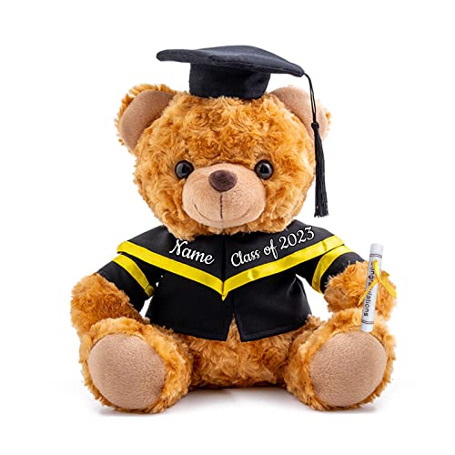 Personalisierter Abschluss-Teddybär, Abschlussgeschenke für Sie & Ihn mit Text, Name oder Datum, Abschlussbär als Personalisiertes Abschlussgeschenk für Mädchen/Jungen zum Abschluss 2024 (20 cm-Text) Personalisierter Abschluss-Teddybär, Abschlussgeschenke für Sie & Ihn mit Text, Name oder Datum, Abschlussbär als Personalisiertes Abschlussgeschenk für Mädchen/Jungen zum Abschluss 2024 (20 cm-Text) von ADORSUN