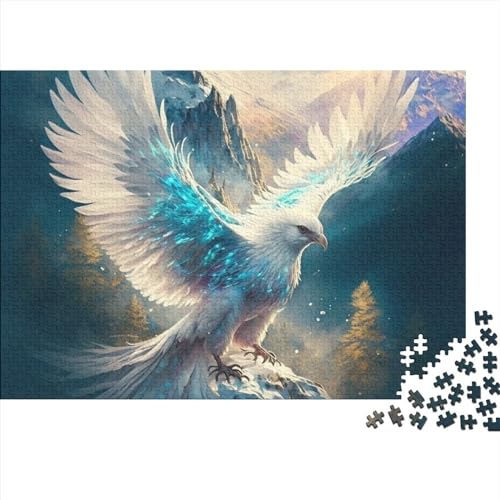 Fantasy-Phoenix-Vogel-Holzpuzzle Für Erwachsene, 300 Teile, Puzzle Für Kinder, Puzzle Für Kinder Ab 12 Jahren Und Erwachsene (Größe 40X28cm) von ADOSIA