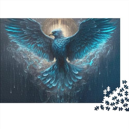 Fantasy-Phoenix-Vogel-Puzzles Für Erwachsene, 300 Teile, Schwierige Puzzles, Unmögliches Puzzle Für Kinder Ab 12 Jahren (Größe 40X28cm) von ADOSIA