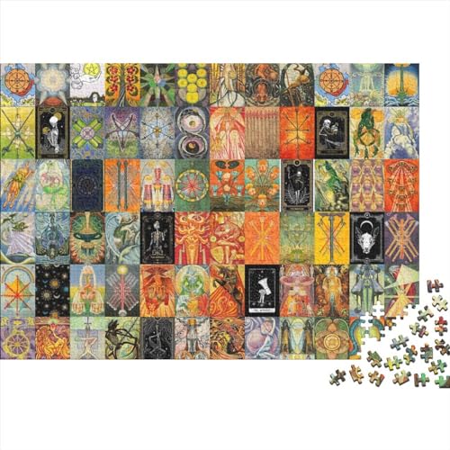 Puzzles für Erwachsene, Kunst-und Modeposter, 1000-teiliges Puzzle, Holzpuzzle für Erwachsene und Kinder ab 12 Jahren, Spielzeug-Wanddekoration, Größe 75x50cm von ADOSIA