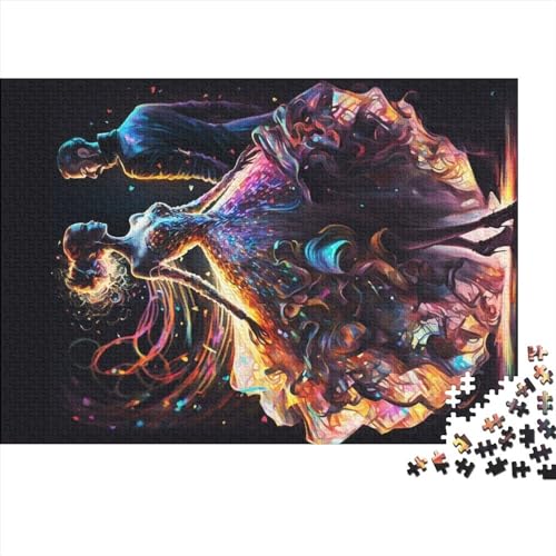 Spielzeug Für Erwachsene Puzzle 1000 Teile Puzzle Tanz Mit Dir Puzzle Lernspielzeug Puzzle Heimwanddekoration (Größe 75X50cm) von ADOSIA