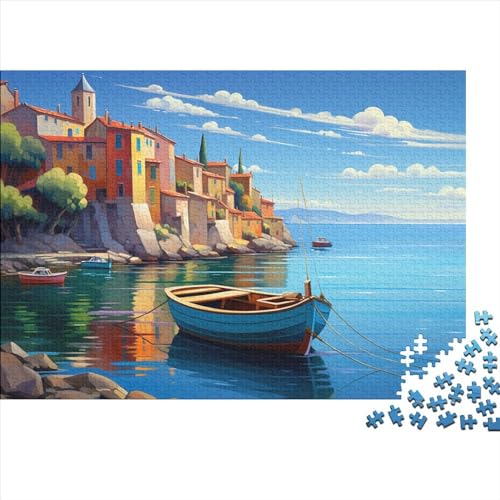 Canal View (94) Puzzles Erwachsene ＆ Kinder 1000 Teile Holz Canal View Geburtstag Home Decor Family Challenging Games Educational Game Stress Relief Toy 1000pcs (75x50cm) von ADOVZ