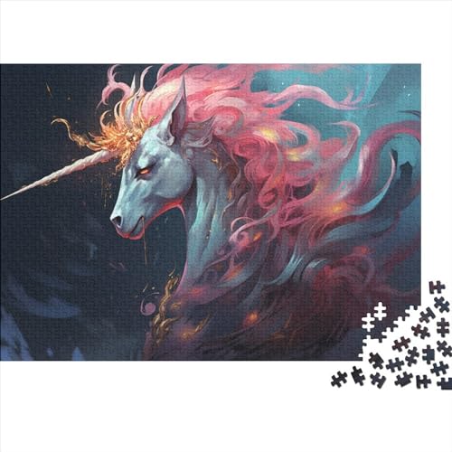Colourful Horse (101) 300 Teile Personalised Photos Puzzles Erwachsene Family Challenging Games Home Decor Geburtstag Educational Game Stress Relief 300pcs (40x28cm) von ADOVZ