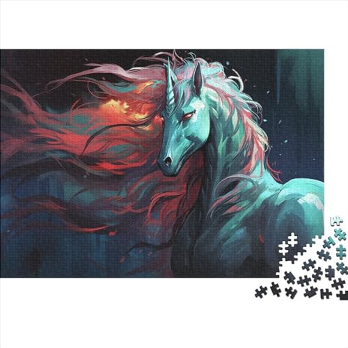 Colourful Horse (63) 1000 Teile Personalised Photos Puzzles Erwachsene Family Challenging Games Home Decor Geburtstag Educational Game Stress Relief 1000pcs (75x50cm) von ADOVZ