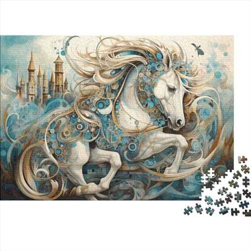 Colourful Horse (82) Puzzle Erwachsene 300 Teile Personalised Photos Family Challenging Games Moderne Wohnkultur Geburtstag Educational Game Stress Relief 300pcs (40x28cm) von ADOVZ