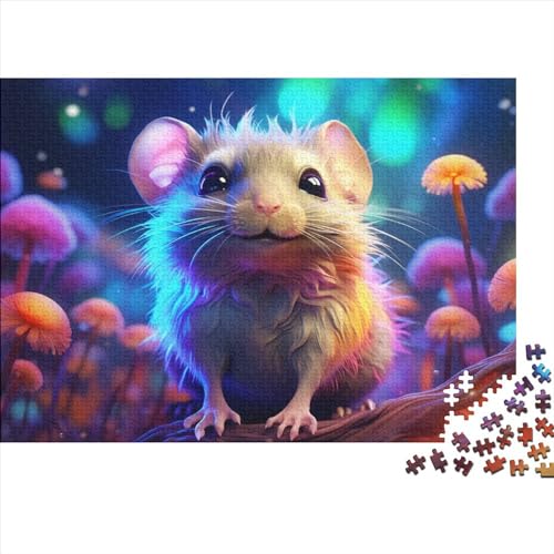 Colourful Mouse (144) Erwachsene Puzzle 500 Teile Personalised Photo Educational Game Home Decor Family Challenging Games Geburtstag Entspannung Und Intelligenz 500pcs (52x38cm von ADOVZ