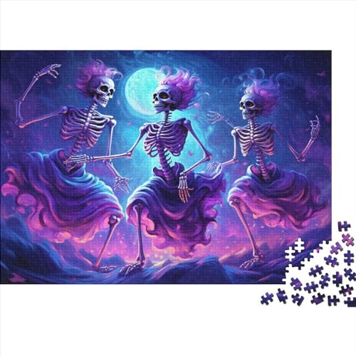 Colourful Skeleton Man100 (36) Erwachsene 500 Teile Personalised Photo Puzzle Family Challenging Games Wohnkultur Lernspiel Geburtstag Stress Relief Toy 500pcs (52x38cm) von ADOVZ