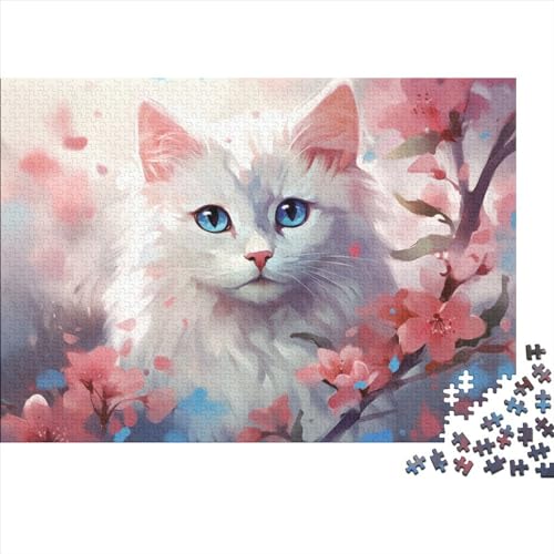 Cute Cat (25) 300 Teile Personalised Photo Wooden Puzzles Puzzle Für Erwachsene Wohnkultur Geburtstag Family Challenging Games Lernspiel Entspannung Und Intelligenz Hölzerne 30 von ADOVZ