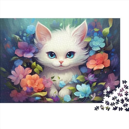 Cute Cat (30) Puzzles 500 Teile Personalised Photo Wooden Puzzles Erwachsene Wohnkultur Lernspiel Geburtstag Family Challenging Games Entspannung Und Intelligenz Hölzerne 500pc von ADOVZ