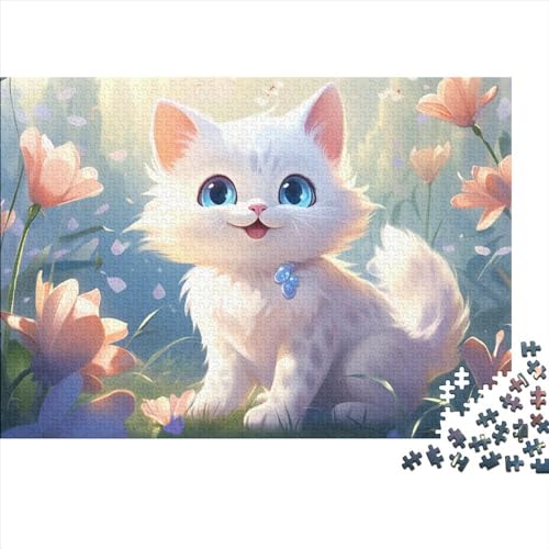 Cute Cat (88) Erwachsene Puzzles 1000 Teile Wooden Puzzles Personalised Photo Family Challenging Games Lernspiel Moderne Wohnkultur Geburtstag Stress Relief Toy Hölzerne 1000pcs von ADOVZ