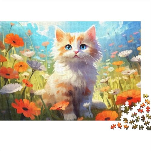 Cute Cat (98) 1000 Teile Wooden Puzzles Personalised Photo Puzzle Für Erwachsene Home Decor Lernspiel Family Challenging Games Geburtstag Entspannung Und Intelligenz Hölzerne 10 von ADOVZ