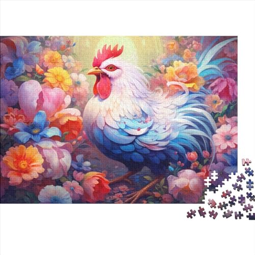 Gallic Fowl (32) Puzzle 500 Teile Holz Typical Animal Erwachsene Geburtstag Lernspiel Moderne Wohnkultur Family Challenging Games Entspannung Und Intelligenz 500pcs (52x38cm) von ADOVZ