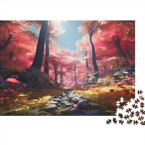 Natural Scenery (4) Für Erwachsene ＆ Kinder Puzzles 1000 Teile Holz Beautiful Scenery Geburtstag Family Challenging Games Home Decor Educational Game Stress Relief Toy 1000pcs ( von ADOVZ