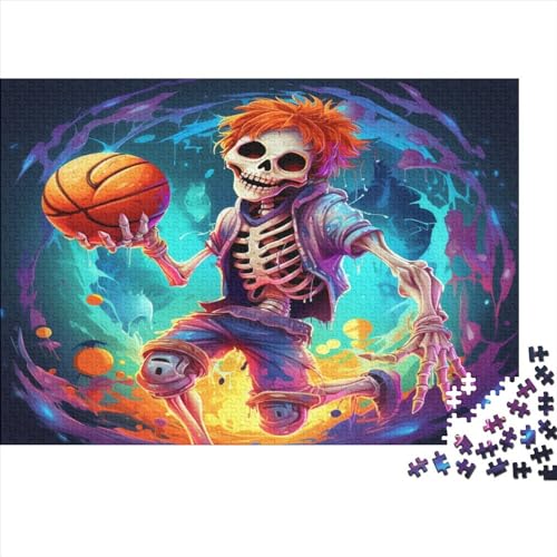 Skeleton Man (28) 1000 Teile Personalised Photo Puzzles Erwachsene Wohnkultur Educational Game Geburtstag Family Challenging Games Stress Relief Toy 1000pcs (75x50cm) von ADOVZ