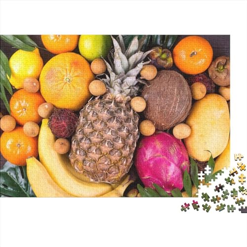 Süße Früchte-Puzzles für Erwachsene, 300 Puzzles für Erwachsene, 300-teiliges Puzzle, Lernspiele, Geschenk (Größe 40x28cm) von ADTEMP