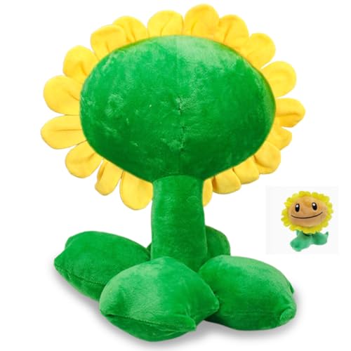 ADYEKSD Plüschtiere, Sonnenblume Plüsch, weiche dekorative Kissen Puppe Cartoon Pflanze Nette Puppen Gefüllte Stofftiere, für Jungen Mädchen Weiches Stofftier Kissen Puppe Geschenk von ADYEKSD