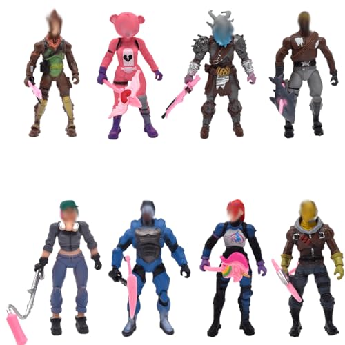 ADYEKSD Battle Mini Figuren 8 Stück Minifiguren Cake Topper, Video Game Geburtstag Party Kuchen Dekoration für Kinder Jungen und Mädchen Geschenke, Series Doll Ornamente ADYEKSD Battle Mini Figuren 8 Stück Minifiguren Cake Topper, Video Game Geburtstag Party Kuchen Dekoration für Kinder Jungen und Mädchen Geschenke, Series Doll Ornamente von ADYEKSD