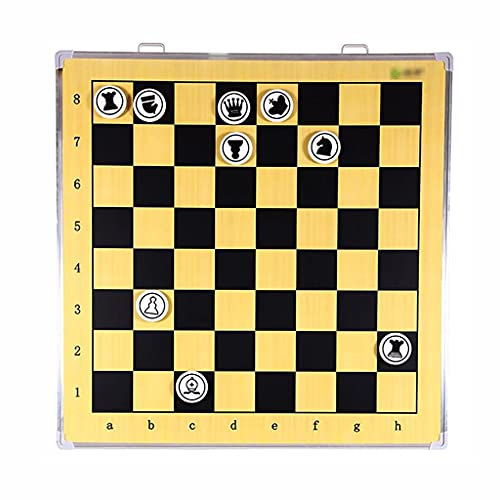 Magnetisches Schachspiel, Schach-Erklärungstafel, Klasse mit hängendem Schachspiel mit Schachaufbewahrungsbox und Schachfiguren, 100 cm von ADovz