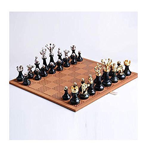 Schach 32-teiliges Schach-Schachbrett-Set, kreatives Geschenkset der High-End-Hetian-Jade-Kollektion von ADovz