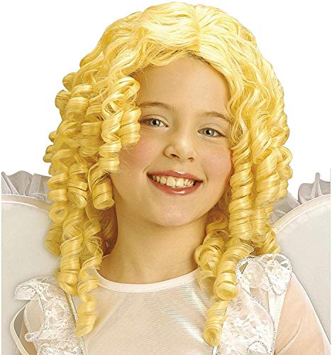 Widmann A6299 - Perücke Engel für Kinder, Blond, Weihnachten, Karneval, Mottoparty von AEC