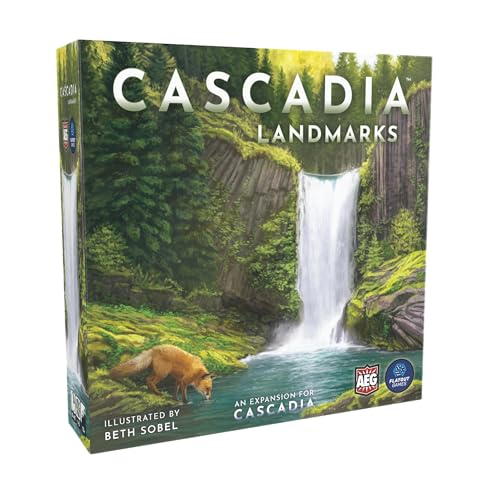 Alderac Entertainment - Cascadia - Brettspiel - Basisspiel - Für 1 bis 4 Spieler - Ab 10 Jahren - Engelstalige Version von AEG