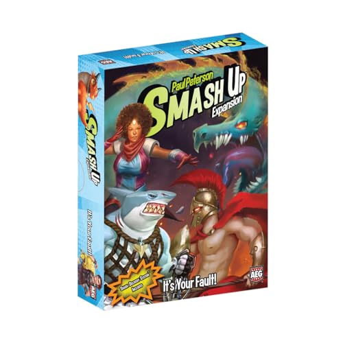 Alderac Entertainment Group | Smash Up It's Your Fault | Card Game for 2 tot 4 Players in English | Standalone Expansion | Ages 14+ von AEG