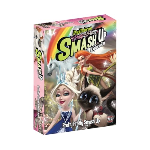 Alderac Entertainment Group | Smash Up Pretty Pretty | Card Game for 2 tot 4 Players in English | Standalone Expansion | Ages 14+ Alderac Entertainment Group | Smash Up Pretty Pretty | Card Game for 2 tot 4 Players in English | Standalone Expansion | Ages 14+ von AEG