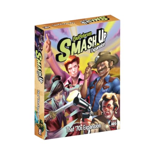 Alderac Entertainment Group | Smash Up That 70s Expansion | Card Game for 2 tot 4 Players in English | Standalone Expansion | Ages 14+ von AEG