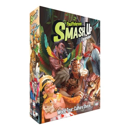 Alderac Entertainment Group | Smash Up World Tour Culture Shock | Card Game for 2 tot 4 Players in English | Standalone Expansion | Ages 14+ Alderac Entertainment Group | Smash Up World Tour Culture Shock | Card Game for 2 tot 4 Players in English | Standalone Expansion | Ages 14+ von AEG
