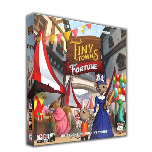 Alderac Entertainment - Tiny Towns Fortune - Board Game - Expansion - for 1-6 Players - from Ages 14+ - English von AEG