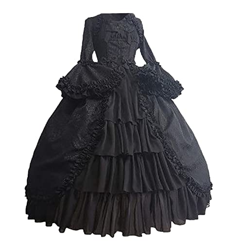Rokoko Ballkleid Gothic Viktorianisches Kostüm Palast Mittelalter Kleids Königin Renaissance Abendkleider Trompetenärmel Spitzenkleid Lang Mehrlagig Puffy Rock Kleidung Prinzessin Kostüm Rokoko Ballkleid Gothic Viktorianisches Kostüm Palast Mittelalter Kleids Königin Renaissance Abendkleider Trompetenärmel Spitzenkleid Lang Mehrlagig Puffy Rock Kleidung Prinzessin Kostüm von AEGJEGVD