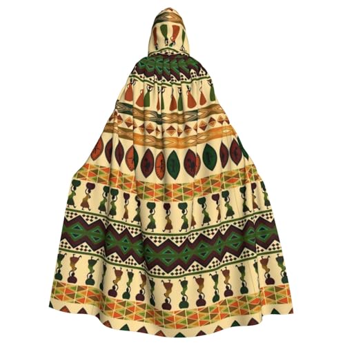 AEKGOHP Bohemia-Stil, traditionelles afrikanisches Muster, bedruckt, Halloween, Erwachsene, Kapuzenumhang, Herren- und Damenbekleidung, Mantel, Rollenspiel AEKGOHP Bohemia-Stil, traditionelles afrikanisches Muster, bedruckt, Halloween, Erwachsene, Kapuzenumhang, Herren- und Damenbekleidung, Mantel, Rollenspiel von AEKGOHP