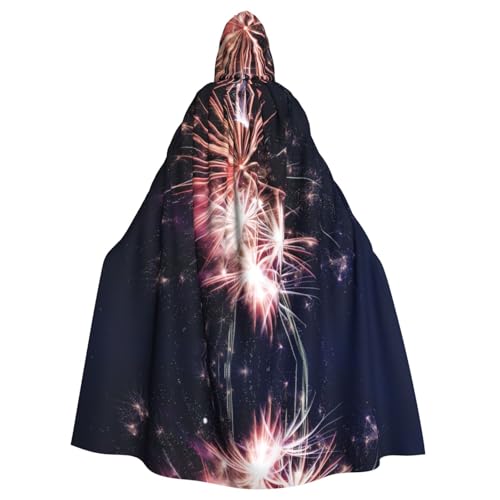 AEKGOHP Explosion Feuerwerk gedruckt Halloween Erwachsene Kapuzenumhang Herren und Damen Kleidung Mantel Rollenspiel AEKGOHP Explosion Feuerwerk gedruckt Halloween Erwachsene Kapuzenumhang Herren und Damen Kleidung Mantel Rollenspiel von AEKGOHP