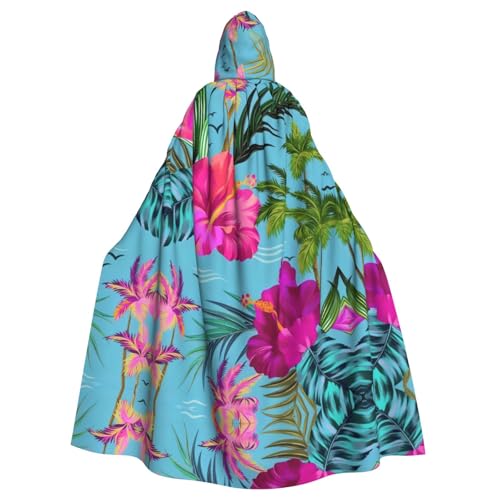 AEKGOHP Hello Hawaii bedruckter Halloween-Umhang mit Kapuze, für Erwachsene und Herren AEKGOHP Hello Hawaii bedruckter Halloween-Umhang mit Kapuze, für Erwachsene und Herren von AEKGOHP
