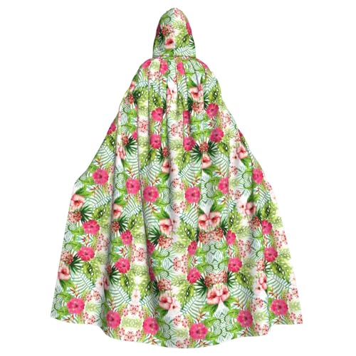 AEKGOHP Hibiskusblume, bedruckt, Halloween, Erwachsene, Kapuzenumhang, Herren- und Damenbekleidung, Mantel, Rollenspiel AEKGOHP Hibiskusblume, bedruckt, Halloween, Erwachsene, Kapuzenumhang, Herren- und Damenbekleidung, Mantel, Rollenspiel von AEKGOHP