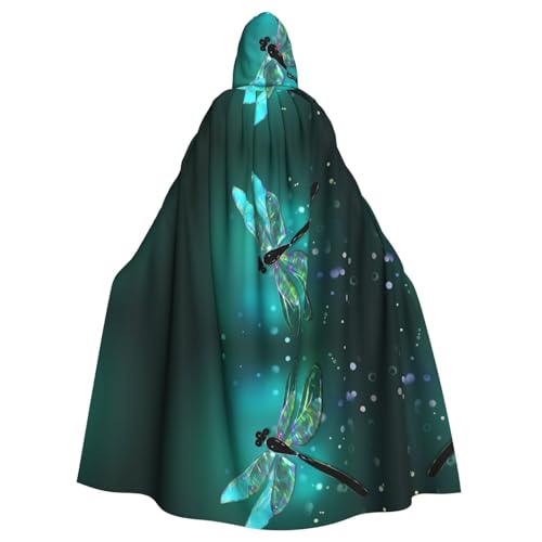 AEKGOHP Kapuzenumhang mit Galaxie-Tier-Motiv, Libelle, bedruckt, Halloween, Erwachsene, Herren- und Damenbekleidung, Mantel, Rollenspiel AEKGOHP Kapuzenumhang mit Galaxie-Tier-Motiv, Libelle, bedruckt, Halloween, Erwachsene, Herren- und Damenbekleidung, Mantel, Rollenspiel von AEKGOHP