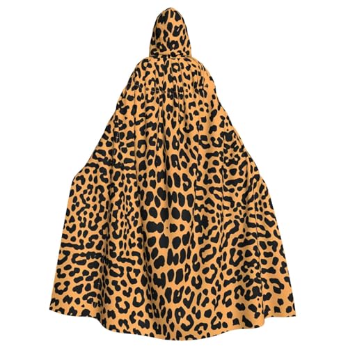 AEKGOHP Leopardenmuster, bedruckt, Halloween, Erwachsene, Kapuzenumhang, Herren- und Damenbekleidung, Mantel, Rollenspiel AEKGOHP Leopardenmuster, bedruckt, Halloween, Erwachsene, Kapuzenumhang, Herren- und Damenbekleidung, Mantel, Rollenspiel von AEKGOHP
