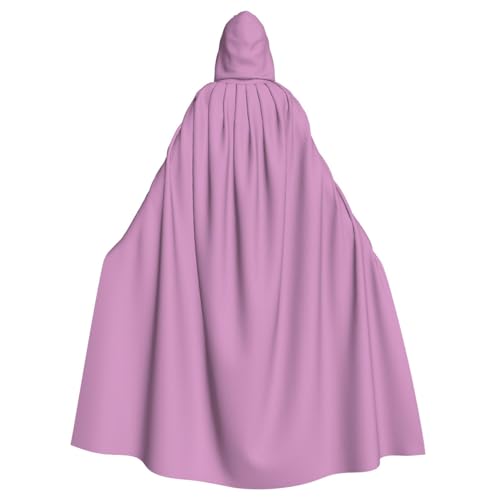 AEKGOHP Lila bedruckter Halloween-Umhang mit Kapuze für Erwachsene für Herren und Damen, Mantel, Rollenspiel von AEKGOHP