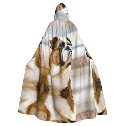 AEKGOHP Lustiger englischer Hund bedruckt Halloween Erwachsene Kapuzenumhang Männer und Frauen Kleidung Mantle Rollenspiel AEKGOHP Lustiger englischer Hund bedruckt Halloween Erwachsene Kapuzenumhang Männer und Frauen Kleidung Mantle Rollenspiel von AEKGOHP