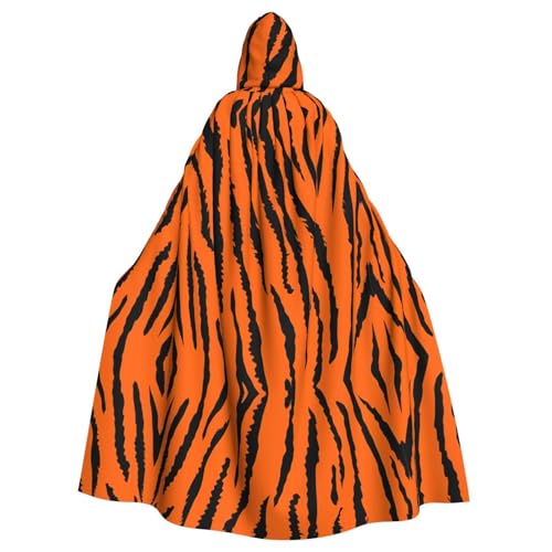AEKGOHP Oranger Tiger-Leoparden-Druck, Halloween, Erwachsenen-Kapuzenumhang, Herren- und Damenbekleidung, Mantel, Rollenspiel AEKGOHP Oranger Tiger-Leoparden-Druck, Halloween, Erwachsenen-Kapuzenumhang, Herren- und Damenbekleidung, Mantel, Rollenspiel von AEKGOHP
