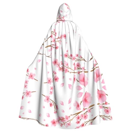 AEKGOHP Plum Blossom Printed Halloween Adult Hooded Cape Men And Women'S Clothing Mantle Role-Playing AEKGOHP Plum Blossom Printed Halloween Adult Hooded Cape Men And Women'S Clothing Mantle Role-Playing von AEKGOHP