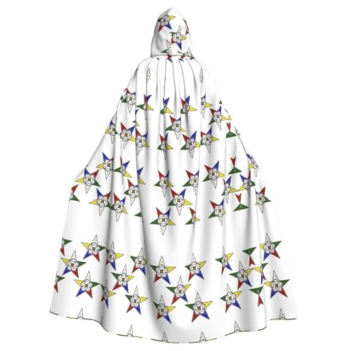 AEKGOHP Stars Eastern Stars Printed Halloween Adult Hooded Cape Men And Women'S Clothing Mantle Role-Playing AEKGOHP Stars Eastern Stars Printed Halloween Adult Hooded Cape Men And Women'S Clothing Mantle Role-Playing von AEKGOHP