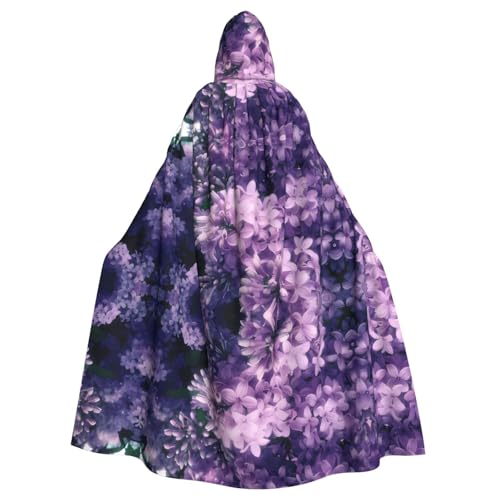 AEKGOHP Wunderschöner Blumen-bedruckter Halloween-Erwachsenen-Umhang mit Kapuze, für Herren und Damen, Mantel, Rollenspiel AEKGOHP Wunderschöner Blumen-bedruckter Halloween-Erwachsenen-Umhang mit Kapuze, für Herren und Damen, Mantel, Rollenspiel von AEKGOHP