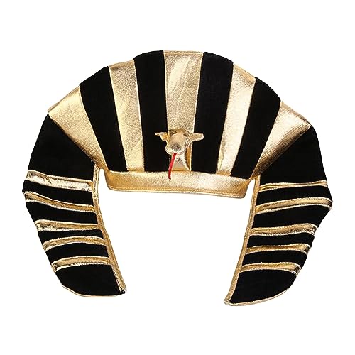 AEKLXVKU Pharaohut, Halloween, ägyptischer Kostüm, Kopfschmuck, langlebig, für Bühnenauftritte von AEKLXVKU