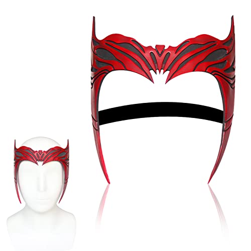AENEY 2022 Scarlet Witch Headpiece Weiches Harz Wanda Maximoff Headpiece Crown Halloween Cosplay Party Maskerade Kostüm Requisiten (Scarlet Witch Crown, A) von AENEY
