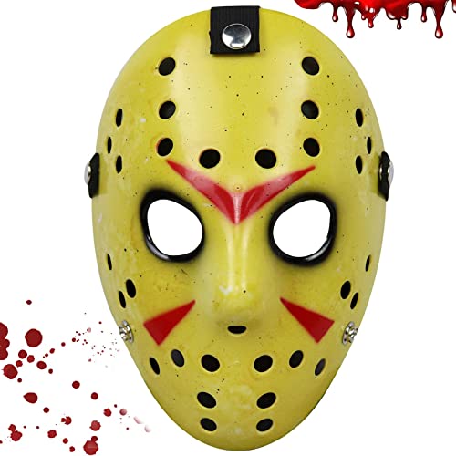 AENEY Jason Hockey Maske, Horror Maske, Luxus PVC Halloween Kostüm gruselige Masken Stütze für Erwachsene AENEY Jason Hockey Maske, Horror Maske, Luxus PVC Halloween Kostüm gruselige Masken Stütze für Erwachsene von AENEY