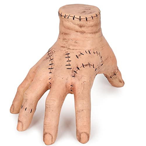 Addams Thing Hand mit Halskette, gefälschte Halloween-Actionfigur, Dekoration, Zubehör (klassisch (nicht elektrisch), 4 Stück von AENEY